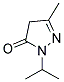 2-ISOPROPYL-5-METHYL-2,4-DIHYDRO-PYRAZOL-3-ONE Struktur