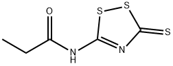 N-(3-THIOXO-3H-1,2,4-DITHIAZOL-5-YL)PROPANAMIDE Struktur