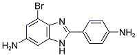 2-(4-AMINO-PHENYL)-7-BROMO-3 H-BENZOIMIDAZOL-5-YLAMINE Struktur