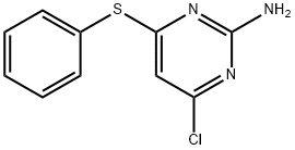 4-CHLORO-6-(PHENYLSULFANYL)-2-PYRIMIDINAMINE Struktur