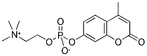 4-METHYLUMBELLIFERYL PHOSPHOCHOLINE Struktur