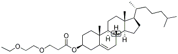 5-CHOLESTEN-3BETA-OL 3-(2-ETHOXYETHOXY)-ETHYLCARBONATE Struktur