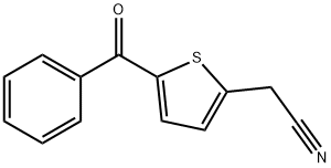 2-(5-BENZOYL-2-THIENYL)ACETONITRILE Struktur