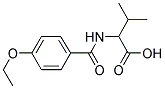 2-(4-ETHOXY-BENZOYLAMINO)-3-METHYL-BUTYRIC ACID Struktur