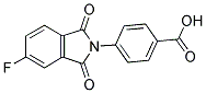 4-(5-FLUORO-1,3-DIOXO-1,3-DIHYDRO-ISOINDOL-2-YL)-BENZOIC ACID Struktur