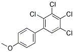 4-METHOXY-2',3',4',5'-TETRACHLOROBIPHENYL Struktur