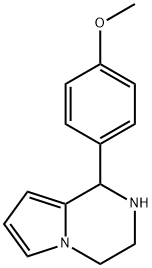 1-(4-METHOXY-PHENYL)-1,2,3,4-TETRAHYDRO-PYRROLO[1,2-A]PYRAZINE Struktur