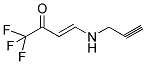 1,1,1-TRIFLUORO-4-(PROP-2-YNYLAMINO)BUT-3-EN-2-ONE Struktur