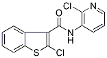 N3-(2-CHLORO-3-PYRIDYL)-2-CHLOROBENZO[B]THIOPHENE-3-CARBOXAMIDE Struktur