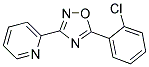 2-[5-(2-CHLOROPHENYL)-1,2,4-OXADIAZOL-3-YL]PYRIDINE Struktur