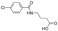 4-(4-CHLORO-BENZOYLAMINO)-BUTYRIC ACID Struktur