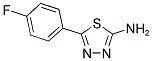 5-(4-FLUOROPHENYL)-1,3,4-THIADIAZOL-2-AMINE Struktur