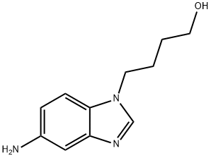 4-(5-AMINO-BENZOIMIDAZOL-1-YL)-BUTAN-1-OL Struktur