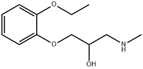 1-(2-ETHOXY-PHENOXY)-3-METHYLAMINO-PROPAN-2-OL Struktur