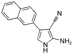 2-AMINO-4-(2-NAPHTHYL)-1H-PYRROLE-3-CARBONITRILE Struktur