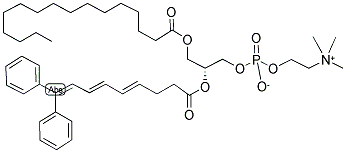 2-(3-(DIPHENYLHEXATRIENYL)PROPANOYL)-1-HEXADECANOYL-SN-GLYCERO-3-PHOSPHOCHOLINE Struktur