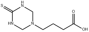 4-(4-THIOXO-[1,3,5]TRIAZINAN-1-YL)-BUTYRIC ACID Struktur