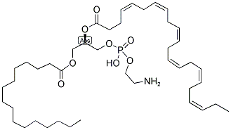 1-PALMITOYL-2-DOCOSAHEXAENOYL-SN-GLYCERO-3-PHOSPHOETHANOLAMINE Struktur