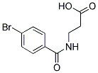 3-[(4-BROMOBENZOYL)AMINO]PROPANOIC ACID Struktur