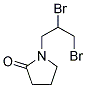 1-(2,3-DIBROMOPROPYL)PYRROLIDIN-2-ONE Struktur