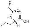 2-[(2-CHLOROACETYL)AMINO]PENTANOIC ACID Struktur