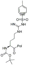 BOC-ARG(TOS)-MERRIFIELD RESIN Struktur