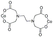 COBALT ETHYLENEDINITRILOTETRAACETATE Struktur