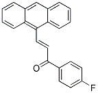 3-(9-ANTHRYL)-1-(4-FLUOROPHENYL)PROP-2-EN-1-ONE Struktur