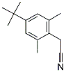 2,6-DIMETHYL-4-TERT-BUTYLBENZENEACETONITRILE Struktur