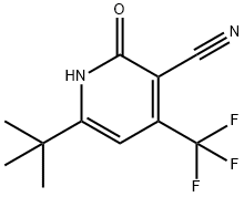 6-(TERT-BUTYL)-2-HYDROXY-4-(TRIFLUOROMETHYL)NICOTINONITRILE Struktur