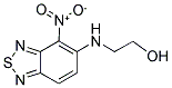 2-((4-NITRO-2,1,3-BENZOTHIADIAZOL-5-YL)AMINO)ETHANOL Struktur