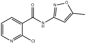 (2-CHLORO(3-PYRIDYL))-N-(5-METHYLISOXAZOL-3-YL)FORMAMIDE Struktur