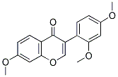 7,2',4'-TRIMETHOXYISOFLAVONE Struktur