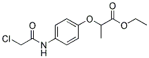 ETHYL 2-(4-[(2-CHLOROACETYL)AMINO]PHENOXY)PROPANOATE Struktur