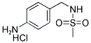 N-METHYL-(4-AMINO)-BENZYL SULFONAMIDE HYDROCHLORIDE Struktur