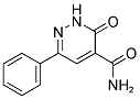 3-OXO-6-PHENYL-2,3-DIHYDRO-4-PYRIDAZINECARBOXAMIDE Struktur