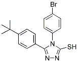 4-(4-BROMO-PHENYL)-5-(4-TERT-BUTYL-PHENYL)-4H-[1,2,4]TRIAZOLE-3-THIOL Struktur