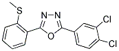 2-(3,4-DICHLOROPHENYL)-5-[2-(METHYLSULFANYL)PHENYL]-1,3,4-OXADIAZOLE Struktur