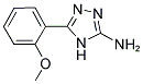 5-(2-METHOXY-PHENYL)-4H-[1,2,4]TRIAZOL-3-YL-AMINE Struktur