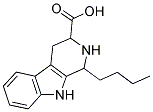 1-BUTYL-2,3,4,9-TETRAHYDRO-1H-B-CARBOLINE-3-CARBOXYLIC ACID Struktur