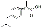 IBUPROFEN, R(-) [CARBOXYL-14C] Struktur