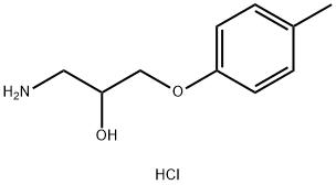 1-AMINO-3-P-TOLYLOXY-PROPAN-2-OLHYDROCHLORIDE Struktur