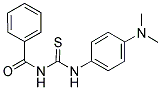 N-BENZOYL-N'-[4-(DIMETHYLAMINO)PHENYL]THIOUREA Struktur