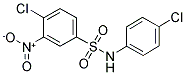 4-CHLORO-N-(4-CHLORO-PHENYL)-3-NITRO-BENZENESULFONAMIDE Struktur