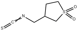 3-ISOTHIOCYANATOMETHYL-TETRAHYDRO-THIOPHENE 1,1-DIOXIDE Struktur