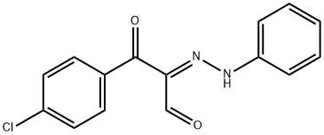 3-(4-CHLOROPHENYL)-3-OXO-2-(2-PHENYLHYDRAZONO)PROPANAL Struktur