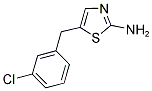 5-(3-CHLORO-BENZYL)-THIAZOL-2-YLAMINE Struktur