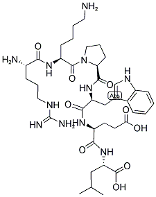 (LYS9,TRP11,G-GLU12)-NEUROTENSIN (8-13)(CYCLIC ANALOG) Struktur