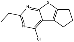 4-CHLORO-2-ETHYL-6,7-DIHYDRO-5H-CYCLOPENTA[4,5]THIENO[2,3-D]PYRIMIDINE price.