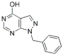 1-BENZYL-1H-PYRAZOLO[3,4-D]PYRIMIDIN-4-OL Struktur